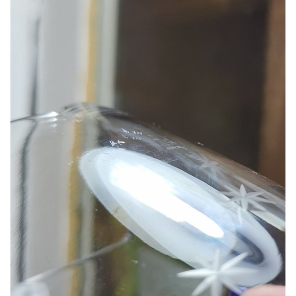 Mikasa Silent Night Crystal Etched Bud Vase Christmas tree Slovenia - Picture 10 of 10